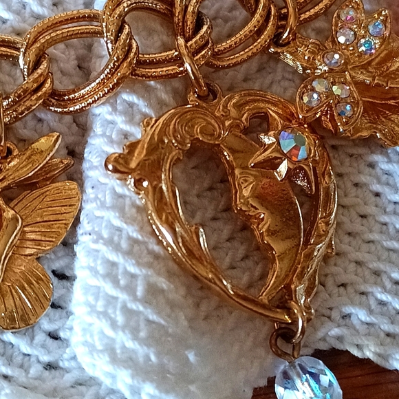 VALENTINE'S GIFT! 😍"KIRKS FOLLY" VTG "MIDSUMMER NIGHT" BRACELET! EXC. COND.! - Picture 11 of 16